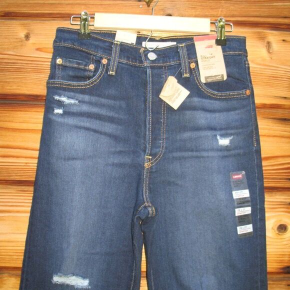 NWT Levi's Ribcage Straight Ankle Jeans - Picture 4 of 11